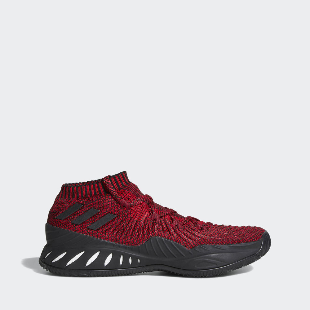 Adidas Crazy Explosive 2017 Primeknit χαμηλα - παπουτσια μπασκετ ανδρικα - Κοκκινα/Μπορντο/Χρυσο Χρω